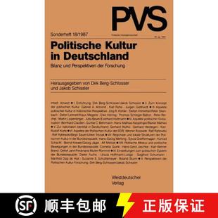 Bilanz und Forschung Politische der 4周达 9783531118604 Kultur Perspektiven Deutschland