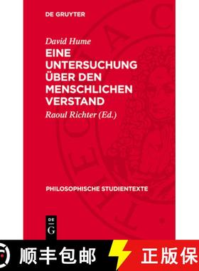 预订 Eine Untersuchung Über Den Menschlichen Verstand [9783112788165]