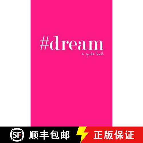 【3-4周达】#dream: a quote book [9780692330876]