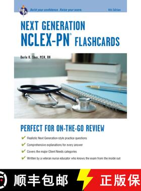 【3-4周达】Next Generation Nclex-PN Flashcard Book, 2025-2026 [9780738612898]