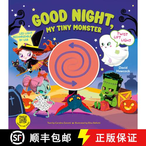 【3-4周达】精装 Good Night, My Tiny Monster [9781641244787]