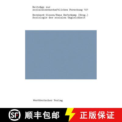 【3-4周达】Soziologie der sozialen Ungleichheit [9783531118970]