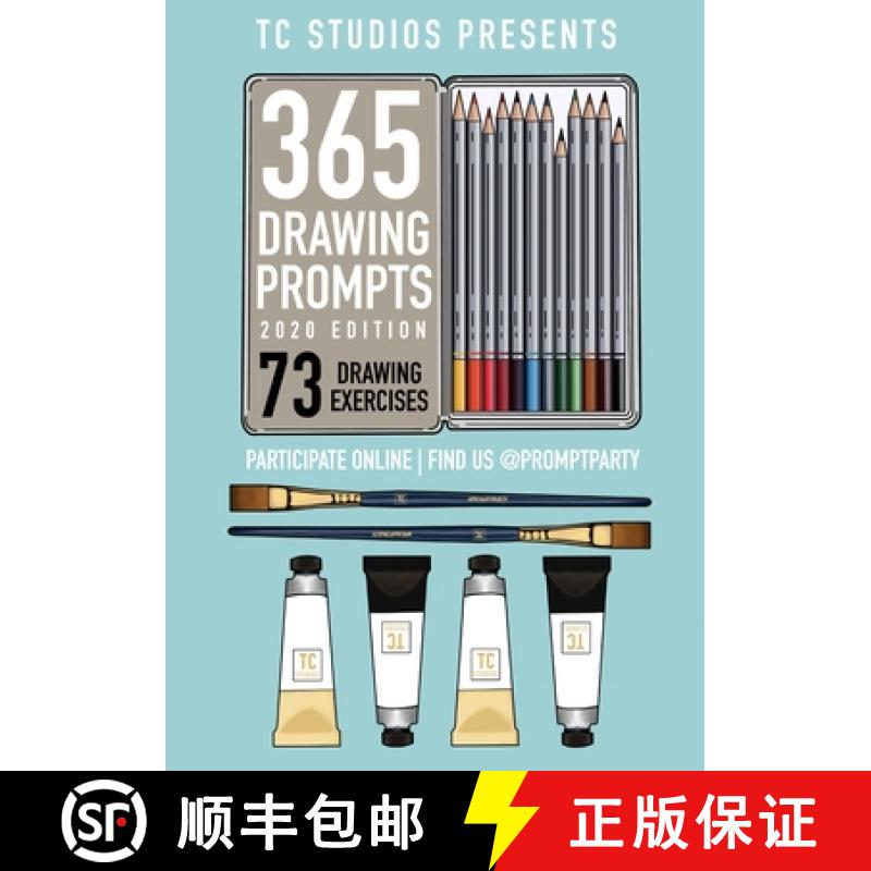 【3-4周达】365 Drawing Prompts: 2020 Edition [9781951626099]