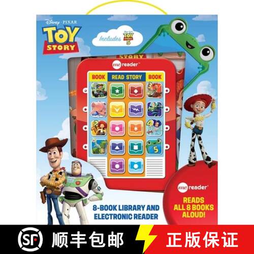 【3-4周达】精装 Disney Pixar Toy Story: Me Reader 8-Book Library and Electronic Reader Sound Book Set [9798384602835]