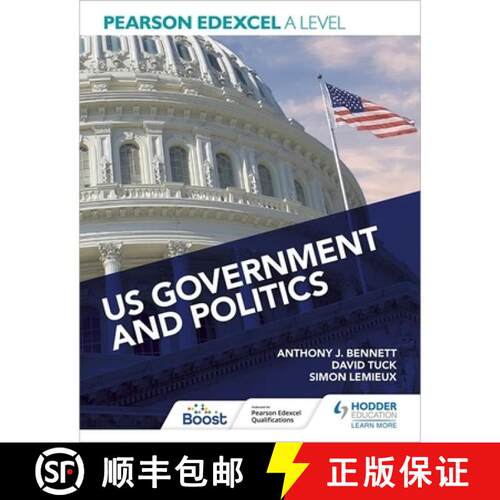 【3-4周达】Pearson Edexcel A Level US Government and Politics [9781398311343]