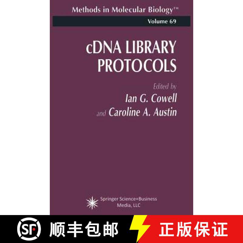 【3-4周达】Cdna Library Protocols [9781489940506]
