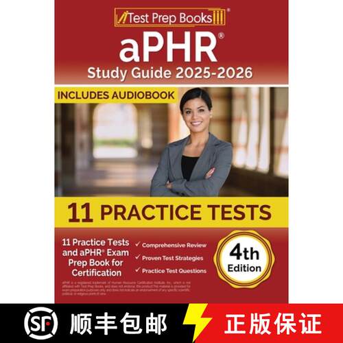 【3-4周达】aPHR Study Guide 2025-2026: 11 Practice Tests and aPHR Exam Prep Book for Certification [4... [9781637757574]