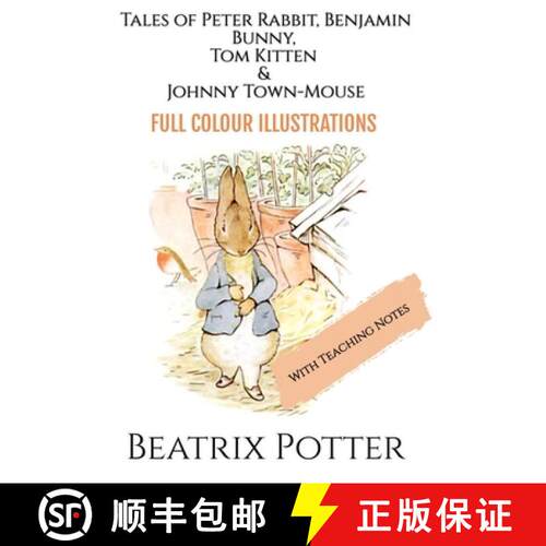 【3-4周达】精装 The Tales of Peter Rabbit, Benjamin Bunny, Tom Kitten & Johnny Town-Mouse [9781923276161]