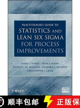 【3-4周达】Practitioner'S Guide To Statistics And Lean Six Sigma For Process Improvements [Wiley统计学] [9780470114940]