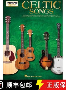 【3-4周达】Celtic Songs - Strum Together: For Ukulele, Baritone Ukulele, Guitar, Banjo & Mandolin [9781495087998]