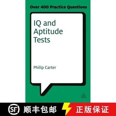 预订 IQ and Aptitude Tests: Assess Your Verbal, Numerical and Spatial Reasoning Skills (Revised) [9780749461959]