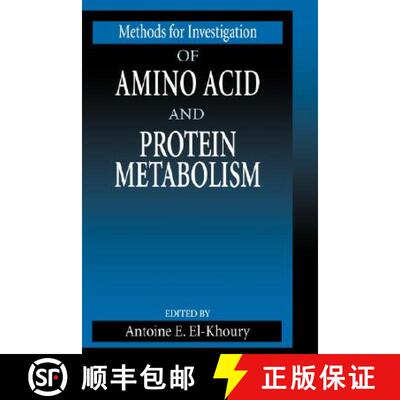 【3-4周达】精装 Methods for Investigation of Amino Acid and Protein Metabolism [9780849396120]