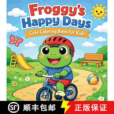 【3-4周达】Froggy's Happy Days - Cute Coloring Book for Kids [9788101816003]