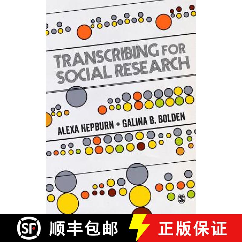 【3-4周达】Transcribing for Social Research [9781446247044]