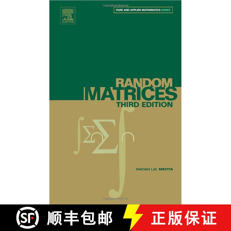 【3-4周达】Random Matrices [9781483299891]