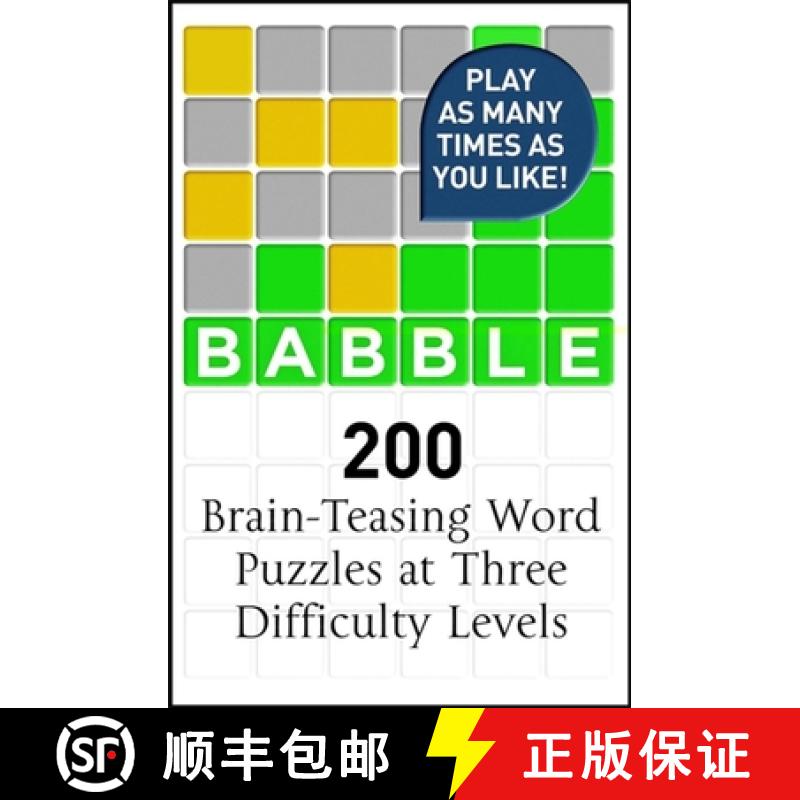 【3-4周达】Babble: 200 Puzzles Inspired by Wordle [9781529425857]