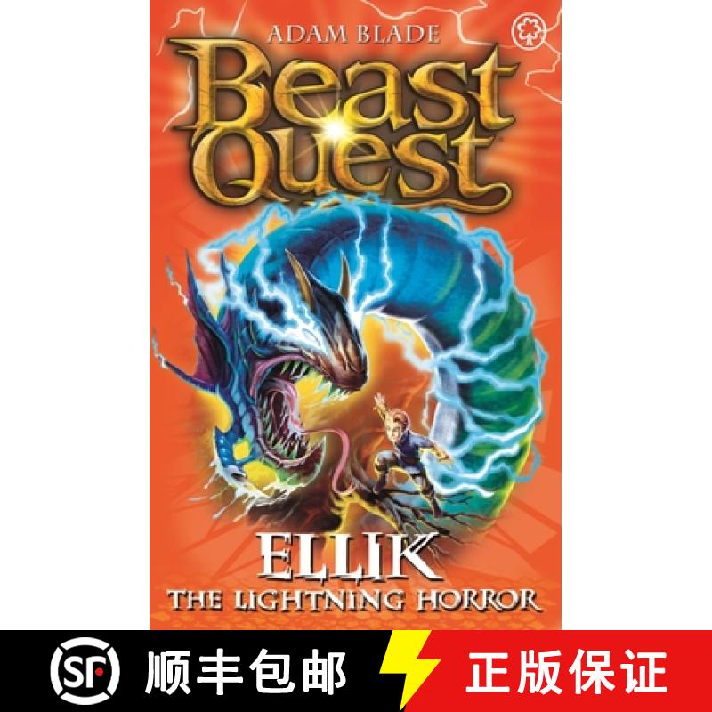 【3-4周达】Beast Quest: Ellik the Lightning Horror: Series 7 Book 5 [9781408307335]