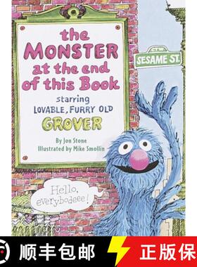 预订 Monster at the End of This Book: Starring Lovable, Furry Old Grover - Sesame Street [9780375805615]