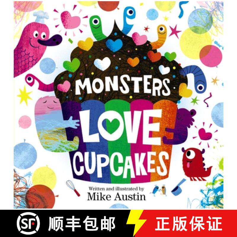 【3-4周达】Monsters Love Cupcakes [9780062286192]