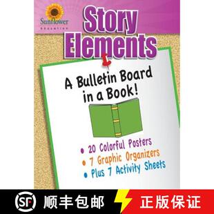 【3-4周达】Story Elements: A Bulletin Board in a Book! [9781937166168]