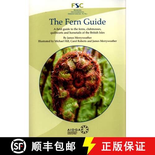 【3-4周达】Fern Guide: A Field Guide to the Ferns, Clubmosses, Quillworts and Horsetails of the Briti... [9781851532285]