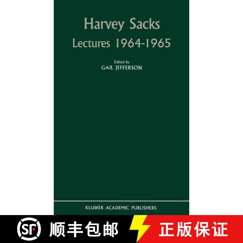 【3-4周达】Harvey Sacks Lectures 1964-1965 [9780792306245]