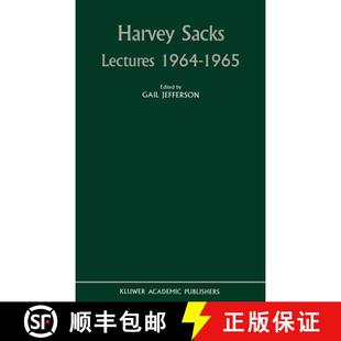 Harvey Sacks Lectures 1965 4周达 1964 9780792306245