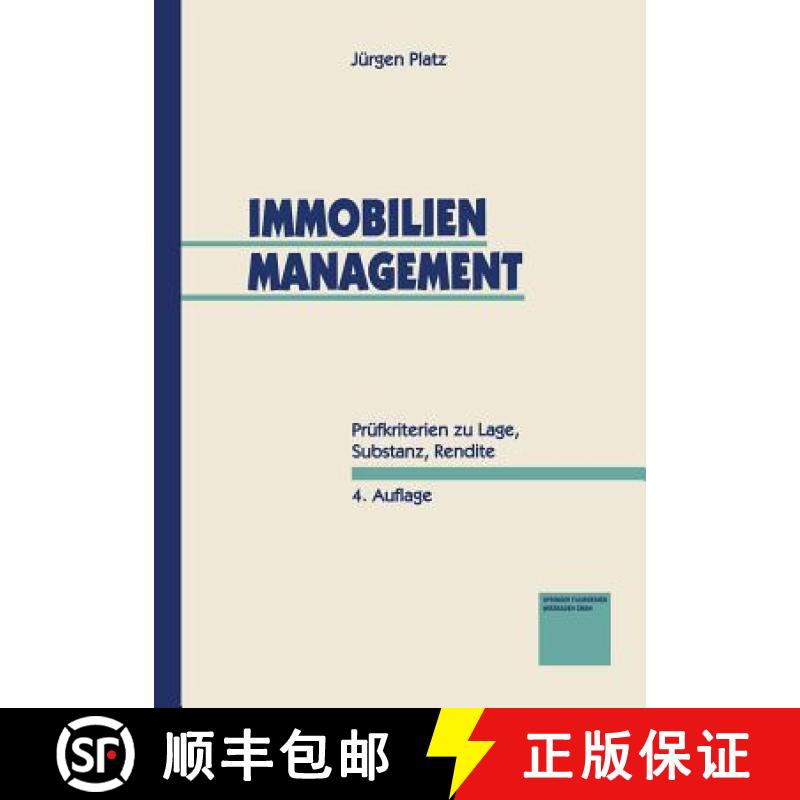 【3-4周达】Immobilien-Management : Prüfkriterien zu Lage, Substanz, Rendite [9783409391245]