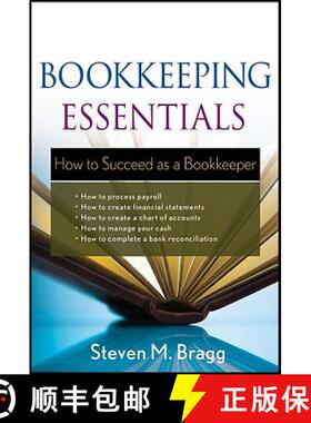 【3-4周达】Bookkeeping Essentials: How To Succeed As A Bookkeeper [Wiley会计] [9780470882559]