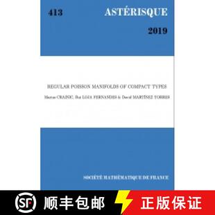 manifolds 9782856299111 Regular 法国数学学会 Poisson types 预订 compact