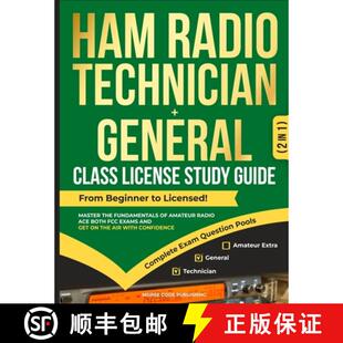 General Class Technician Ham Licensed Beginner License Maste... Guide Radio From 3周达 9781963142136 Study