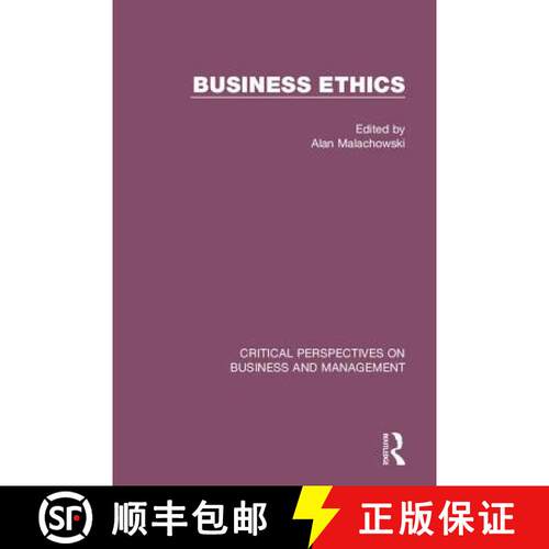 【3-4周达】精装 Business Ethics: Critical Perspectives on Business and Management [9780415184618]