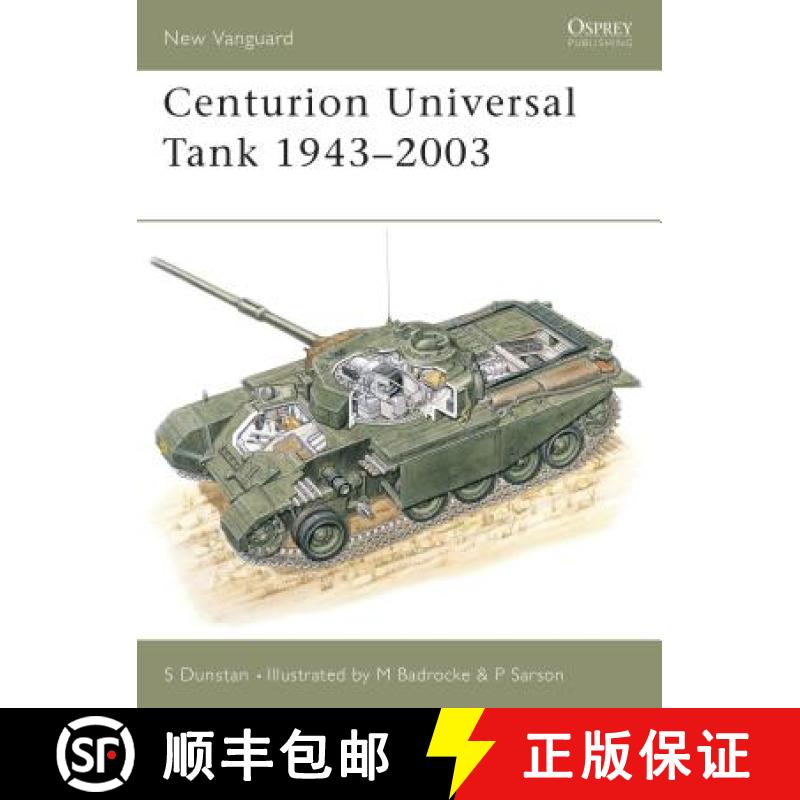 【3-4周达】Centurion Universal Tank 1943-2003 [9781841763873]