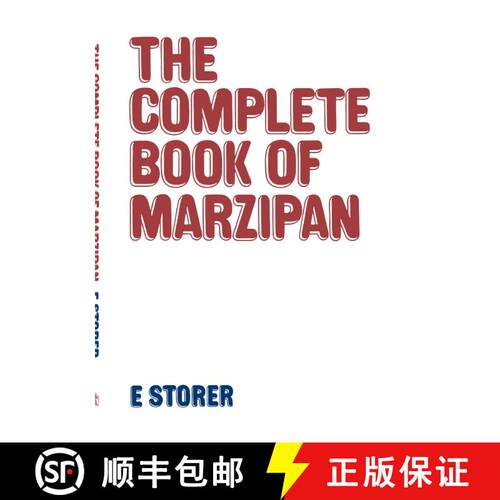 【3-4周达】精装 The Complete Book of Marzipan [9780853343172]