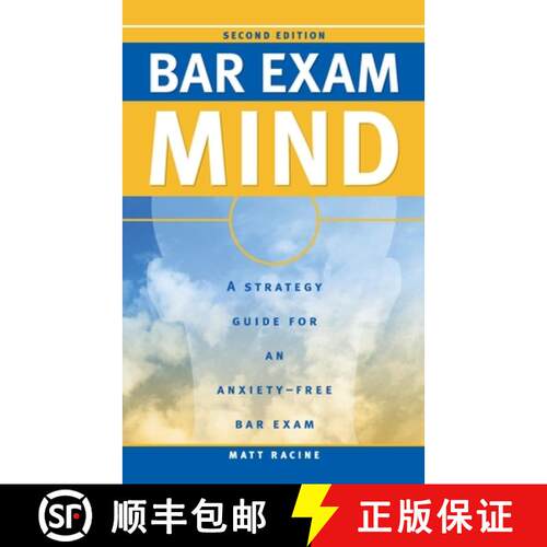 【3-4周达】Bar Exam Mind: A Strategy Guide for an Anxiety-Free Bar Exam [9781733695992]