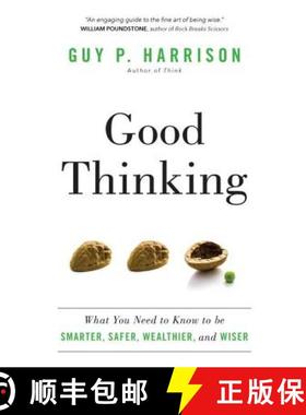 【3-4周达】Good Thinking : What You Need to Know to be Smarter, Safer, Wealthier, and Wiser [9781633880641]
