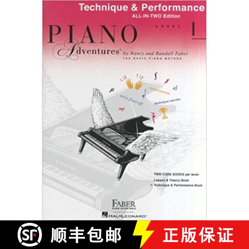 【2-3周达】Piano Adventures All-In-Two Level 1 Tech. & Perf.: Technique & Performance - Anglicised Ed... [9781616776510]