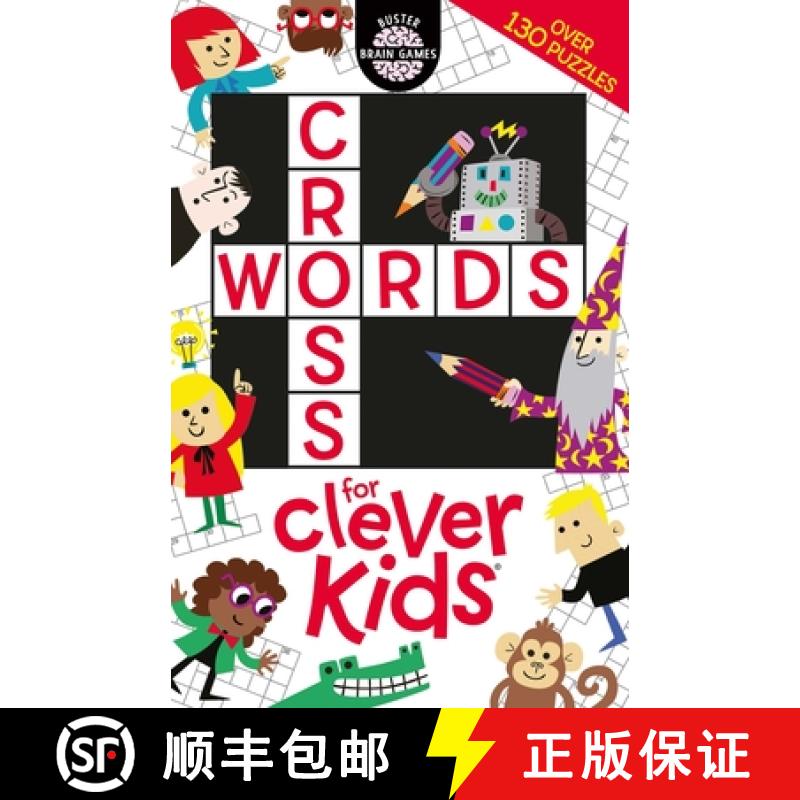 【2-3周达】Crosswords for Clever Kids (R) [9781780553085]