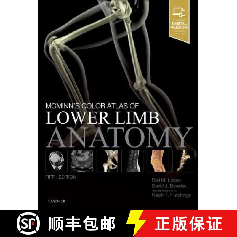 【3-4周达】McMinn's Color Atlas of Lower Limb Anatomy [9780702072185]
