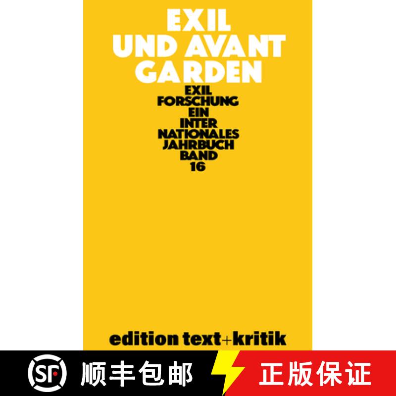 【3-4周达】Exil Und Avantgarden [9783112422816]