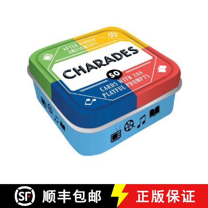 【3-4周达】After Dinner Amusements: Charades: 50 Cards with 200 Playful Prompts [9781452167466]