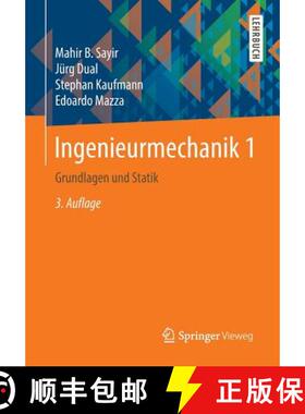【3-4周达】Ingenieurmechanik 1 : Grundlagen und Statik (3., überarb. u. erw. Aufl. 2015) (3., übera... [9783658100469]