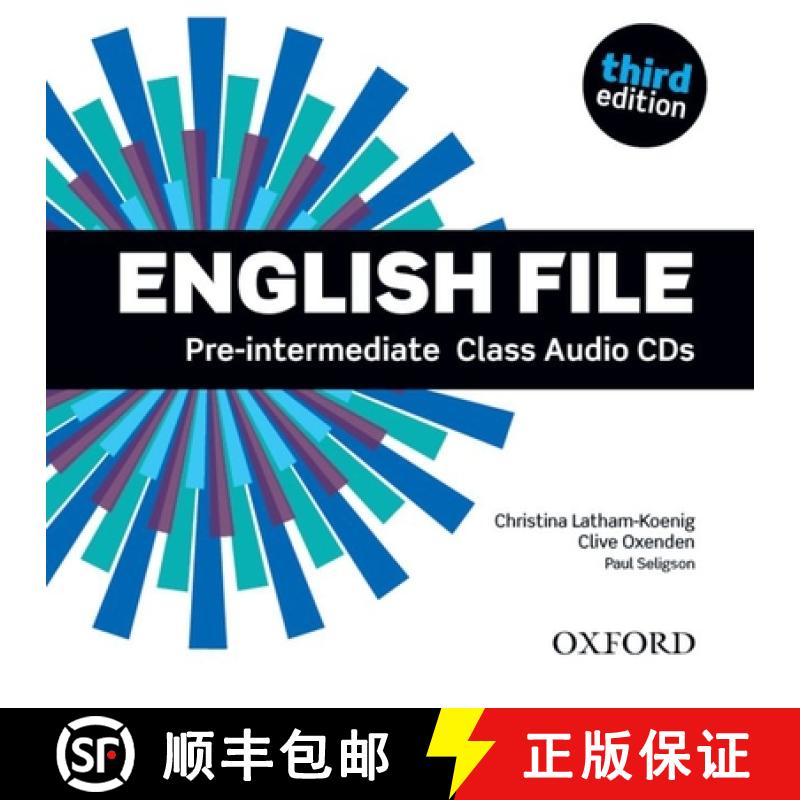 现货 English File, 3rd Edition Pre-Intermediate: Class Audio CDs (4) [9780194598590]