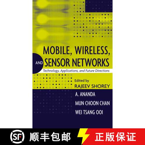 【3-4周达】精装 Mobile, Wireless And Sensor Networks: Technology, Applications And Future Directions ... [9780471718161]