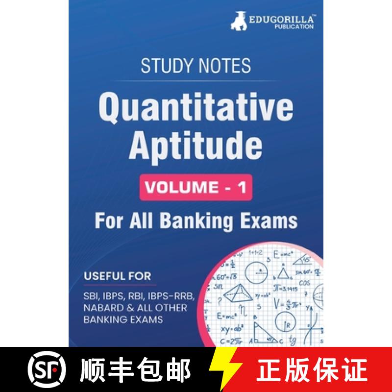 【4周达】Quantitative Aptitude (Vol 1) Topicwise Notes for All Banking Related Exams A Complete Prepa... [9789355566027]