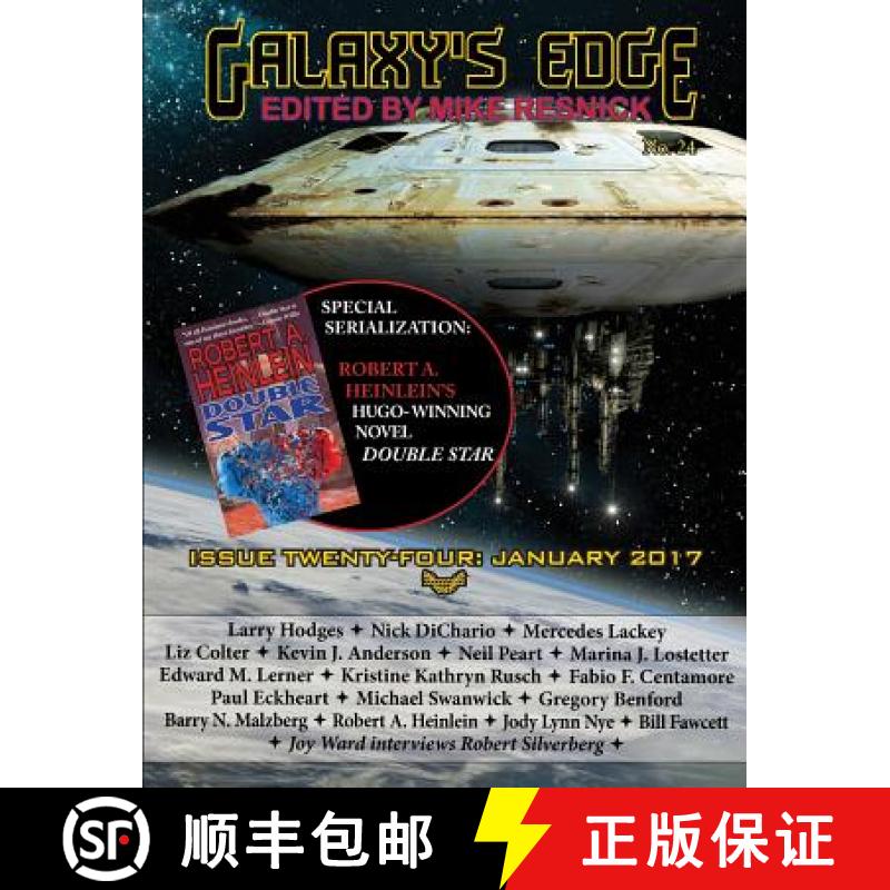 【3-4周达】Galaxy's Edge Magazine: Issue 24, January 2017 (Serialization Special: Heinlein's Hugo-win... [9781612423326]