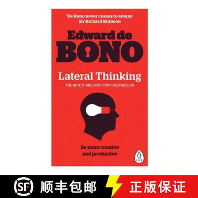 【3-4周达】Lateral Thinking : A Textbook of Creativity [9780241257548]