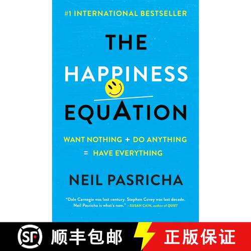 【3-4周达】精装 The Happiness Equation: Want Nothing + Do Anything = Have Everything [9780399169472]