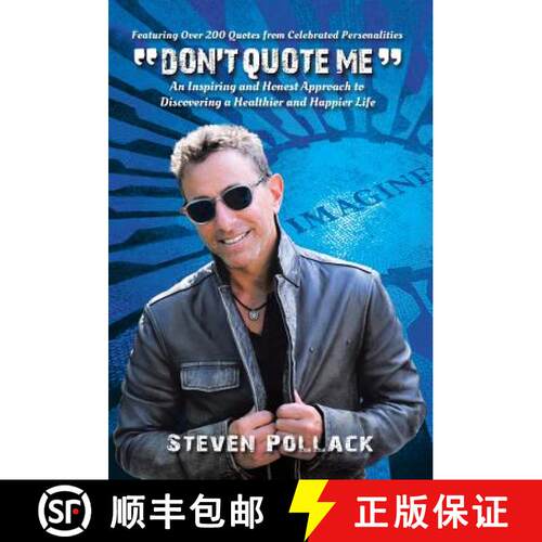 【3-4周达】精装 Don't Quote Me: An Inspiring and Honest Approach to Discovering a Healthier and Happi... [9781452555454]