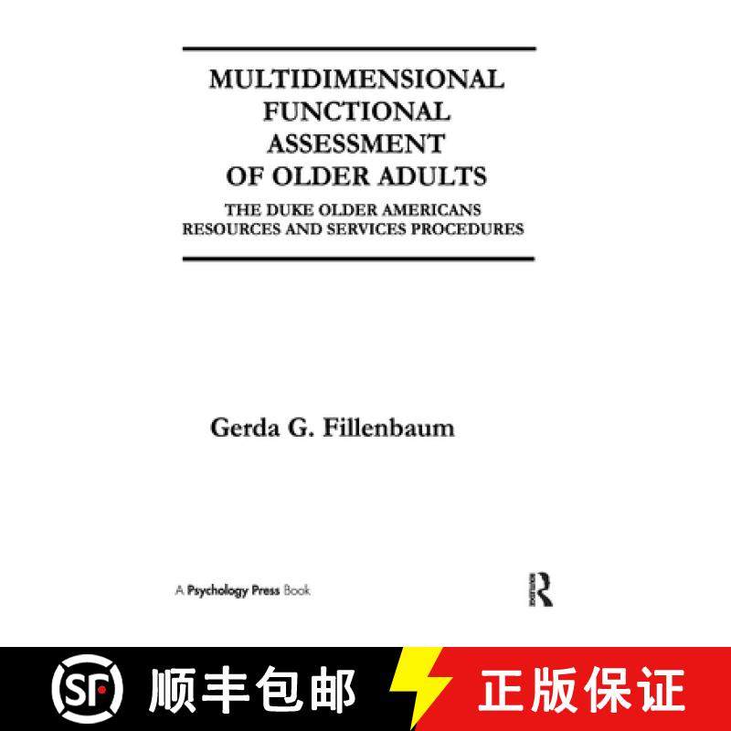 【3-4周达】Multidimensional Functional Assessment of Older Adults [9780805802412]